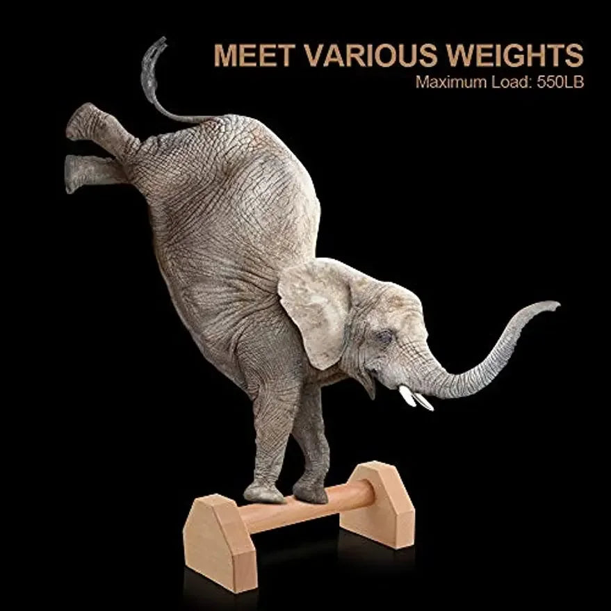 Wooden Push-Up Stands & Parallettes | Non-Slip Home Fitness Equipment