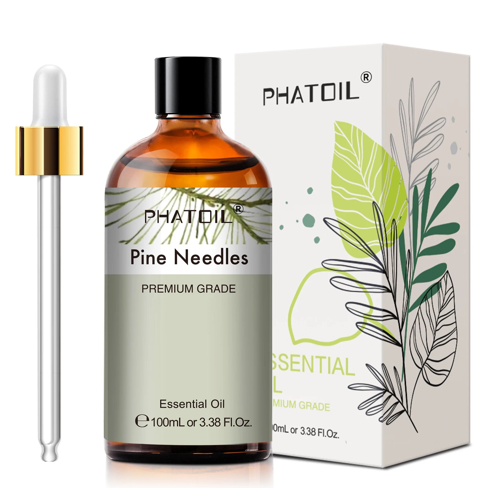 PHATOIL Premium Essential Oil Blend - Sandalwood, Lavender, Eucalyptus, Peppermint