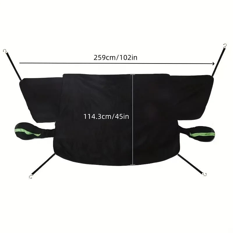 Premium Magnetic Snow & Sun Car Cover - Thickened Oxford Cloth