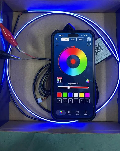 RGB LED Car Ambient Light Kit - APP Control Streamer Atmosphere Lamp