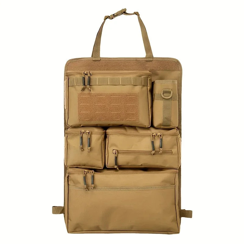 Vabena Tactical Car Seat Organizer – Multifunctional Storage Bag