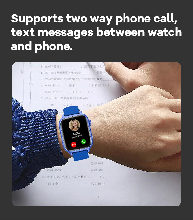 Kids 4G Smart Watch with GPS Tracker & Video Call | Child Safety Phone Watch