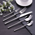 Elegant Gold Cutlery Set | Stainless Steel Dinnerware (10-30 Pcs)