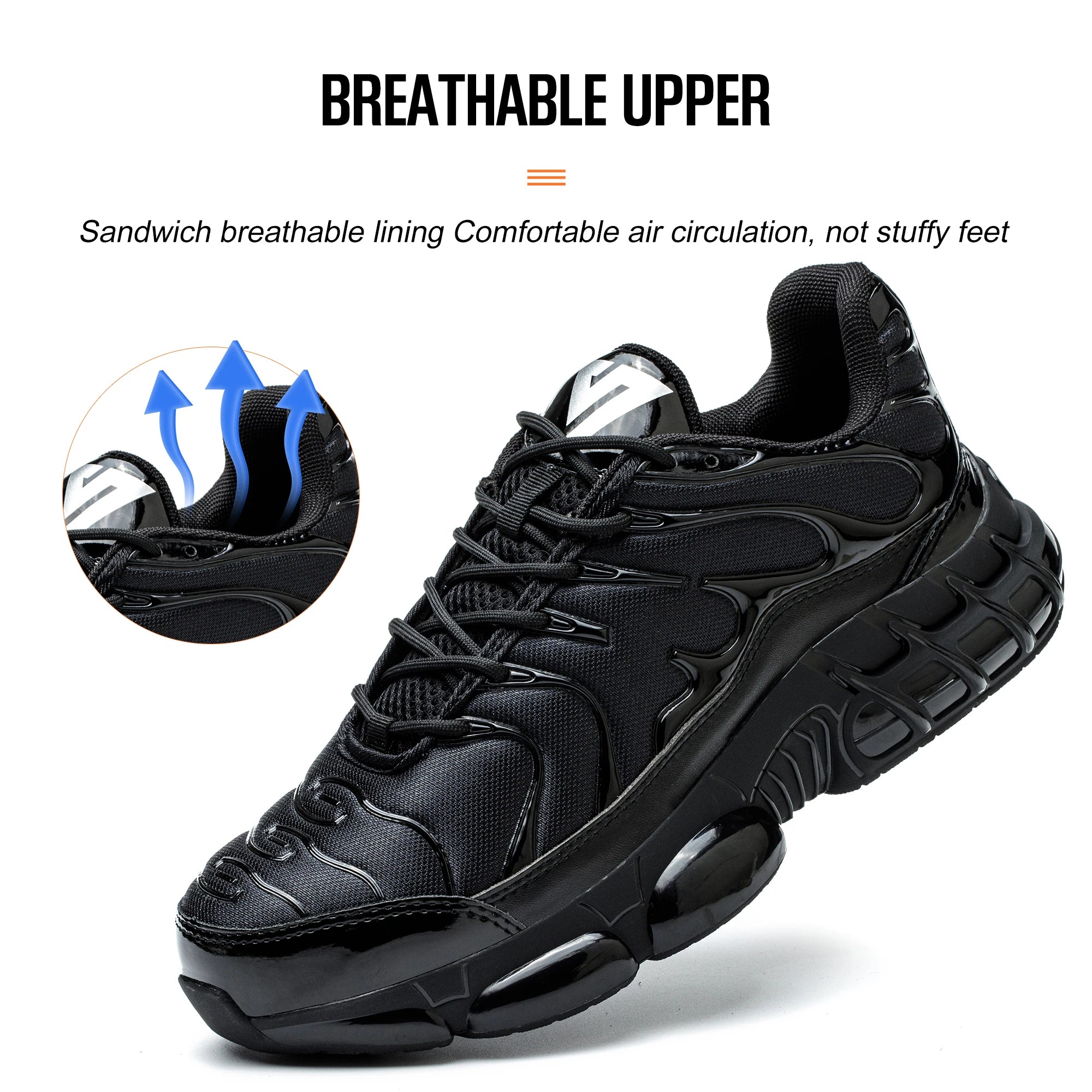 Vabena Elite Steel Toe Sneakers | Wear-Resistant Safety Shoes