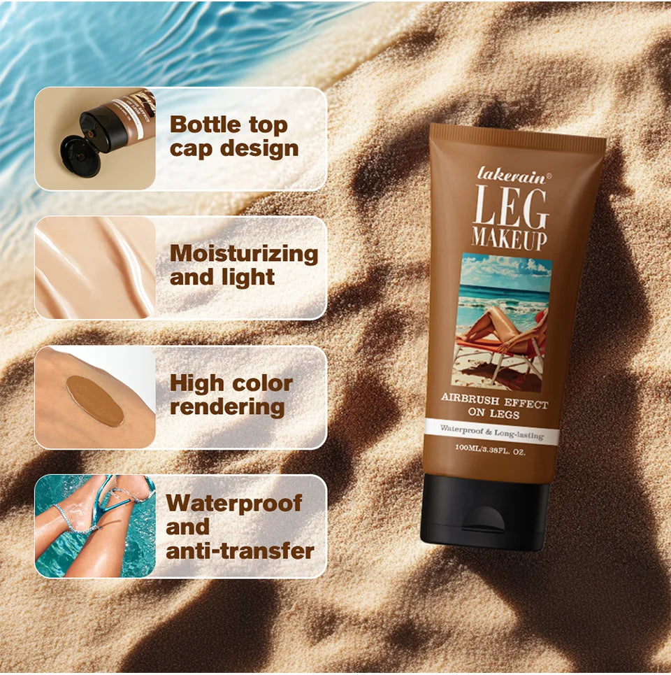 Vabena 100ml Leg Makeup - Long-lasting, Waterproof & Anti-Transfer Foundation