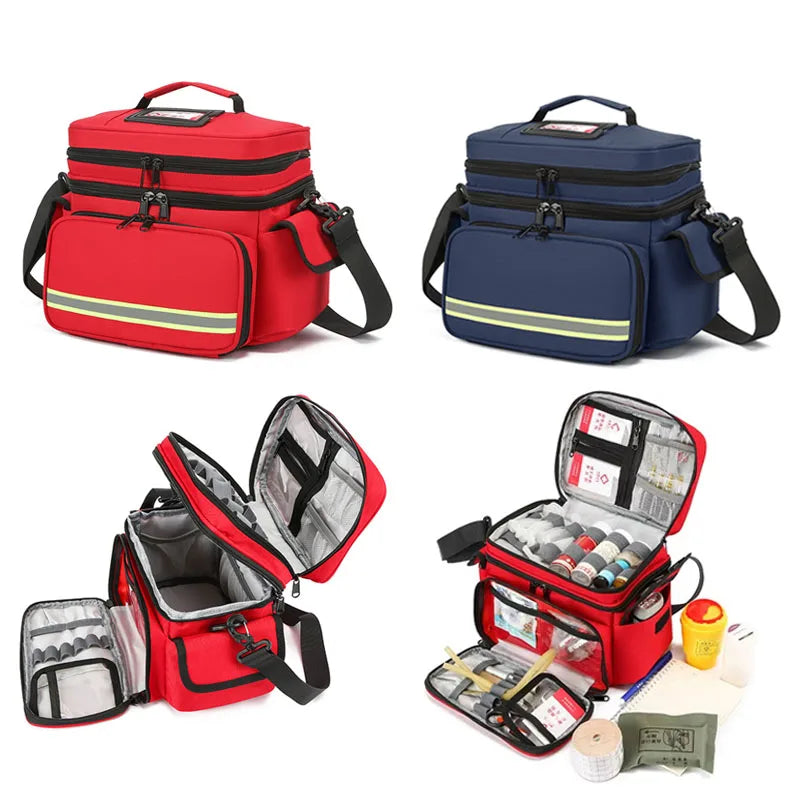 Outdoor Emergency First Aid Bag - Waterproof & Reflective