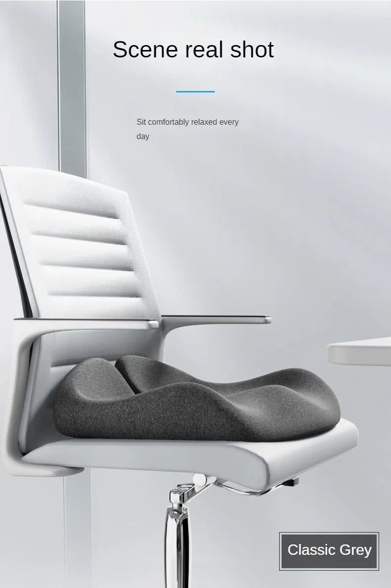 Sciatica & Tailbone Pain Relief Cushion - Office & Car Seat Comfort