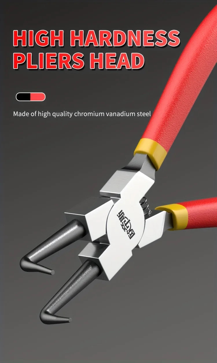 Oudisi Multi-function Retaining Ring Pliers Set - Universal Circlip Tool