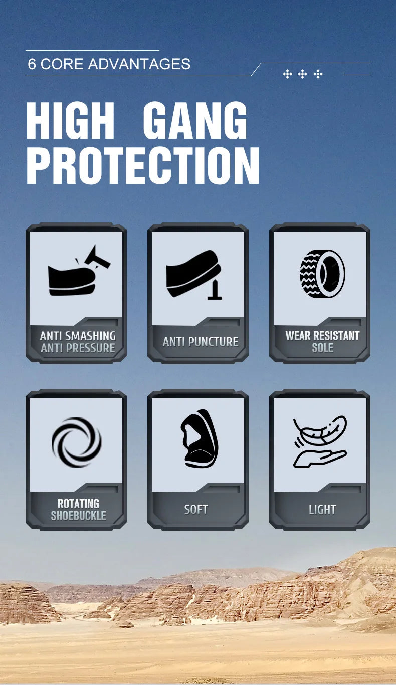 Waterproof Steel Toe Industrial Work Boots - Ultimate Protection