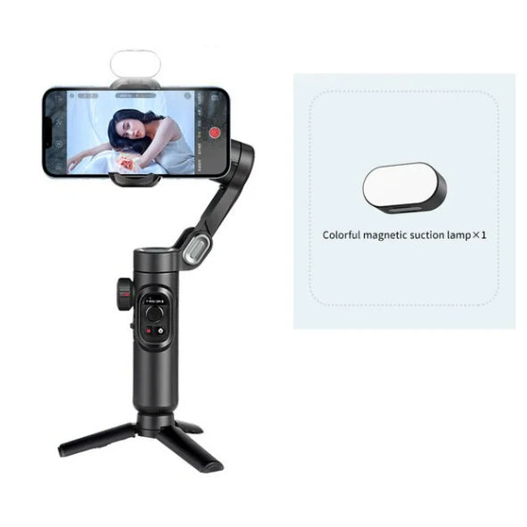 AOCHUAN 3-Axis Smartphone Gimbal Stabilizer with LED Light
