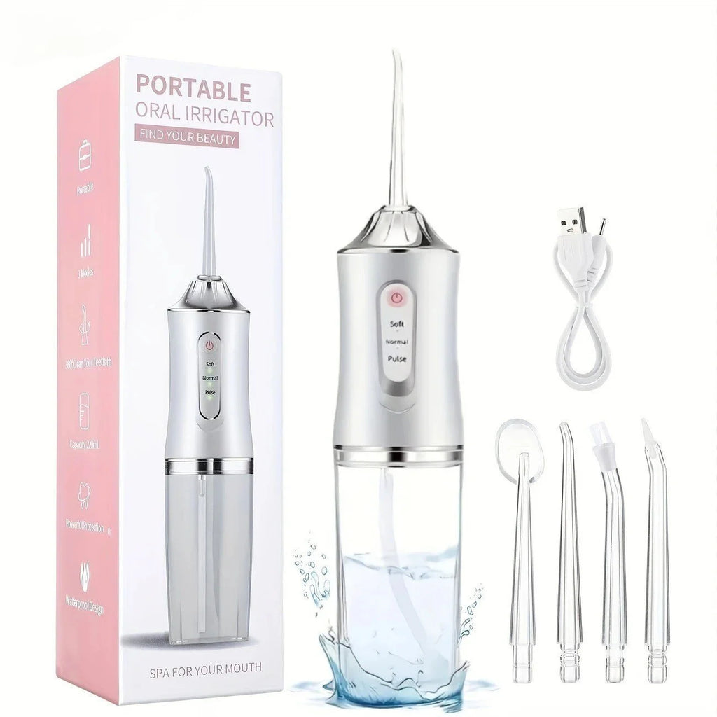 Oral Irrigator Dental Water Jet Flosser - Teeth Whitening & Cleaning Tool