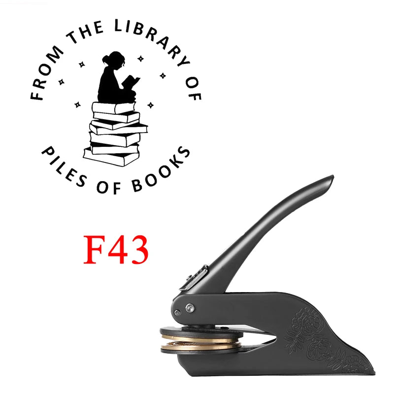Custom Embosser Stamp for Books, Weddings & Invitations | DIY Seal