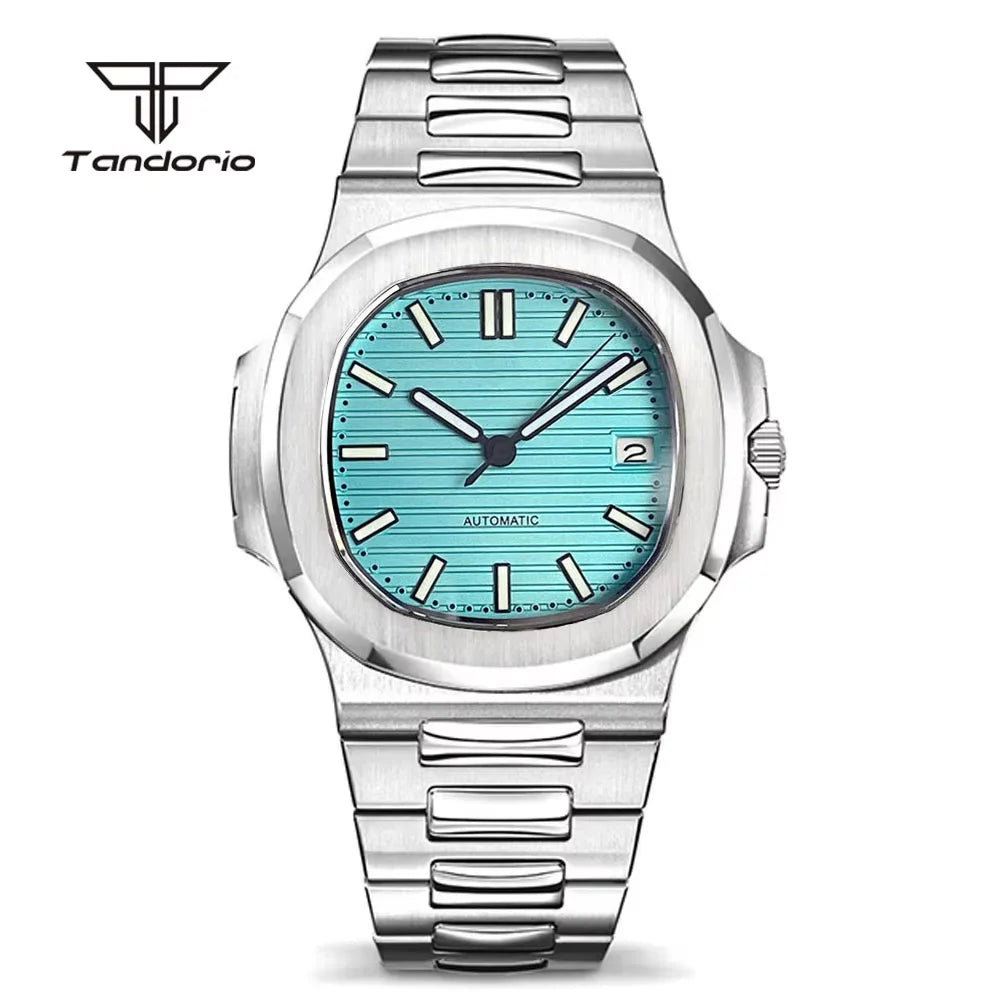 Tandorio Square Automatic Watch - Sapphire, Lume, NH35