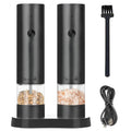 USB Rechargeable Electric Salt & Pepper Grinder - Adjustable Coarseness Mill
