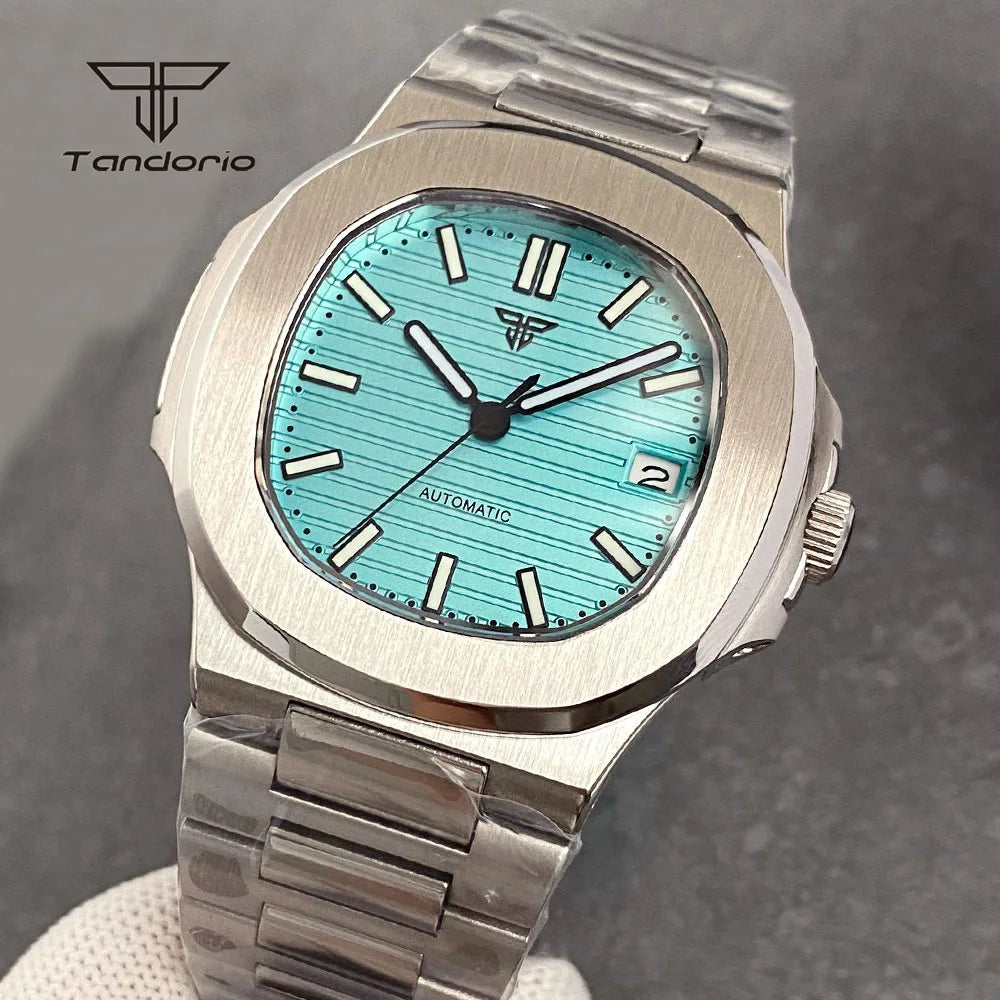 Tandorio Square Automatic Watch - Sapphire, Lume, NH35