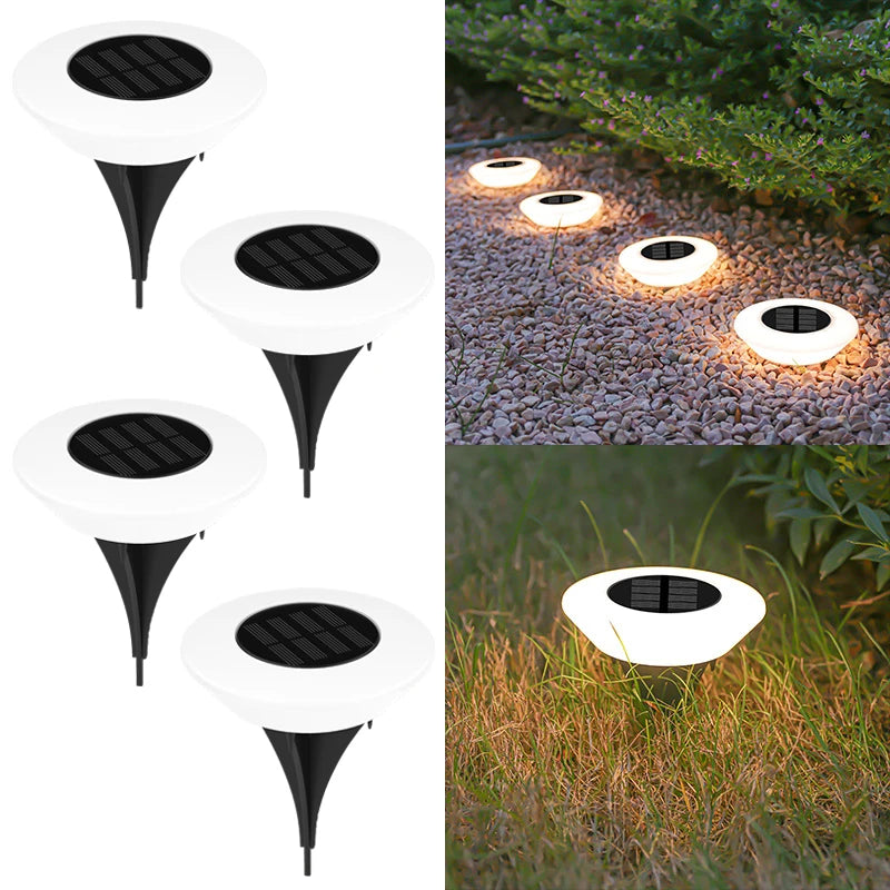 SHENZHITECH Solar Ground Lights - High-Efficiency Landscape Lighting