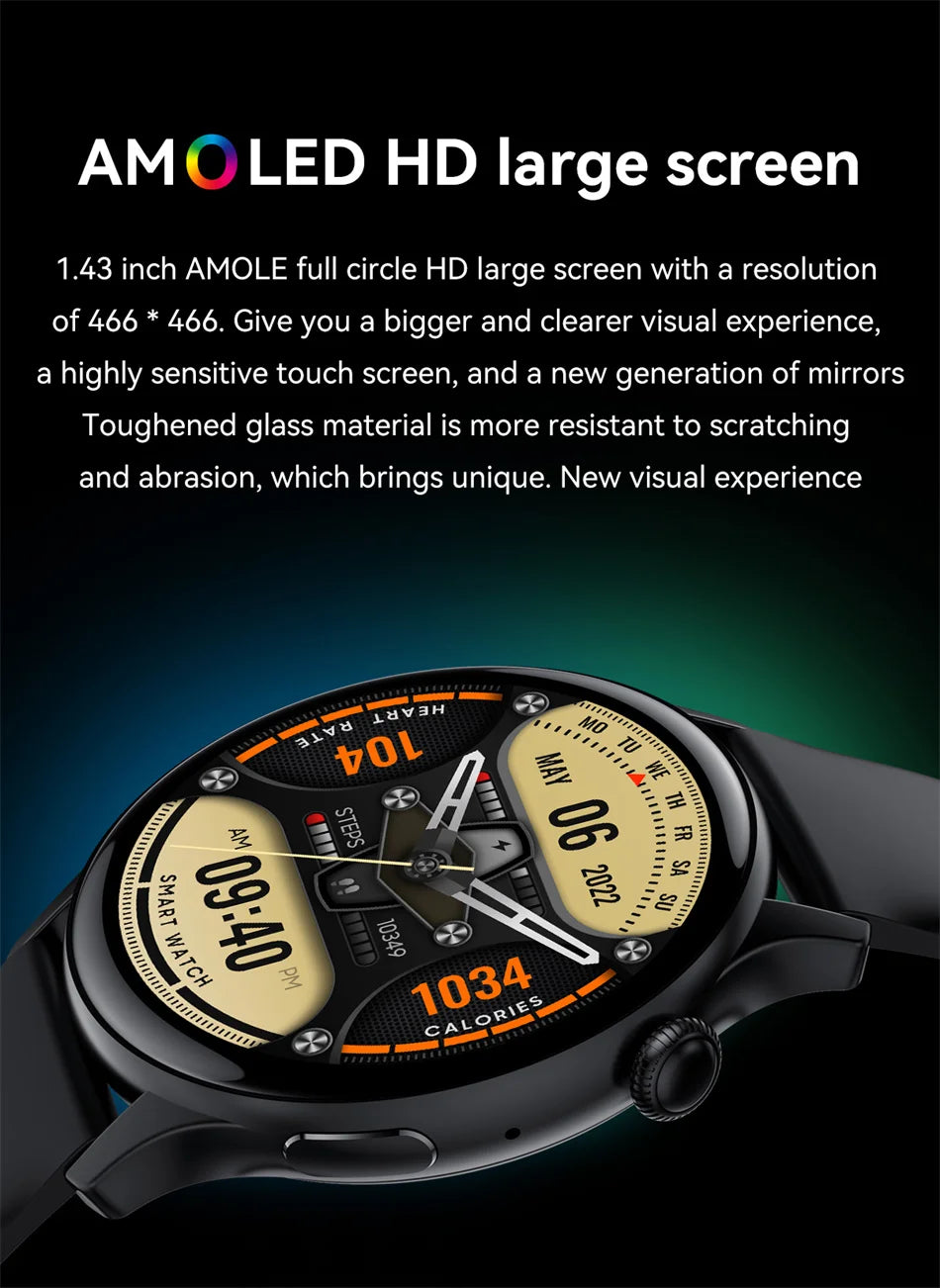 Women's Elegant AMOLED Smartwatch with GPS & Bluetooth Calling