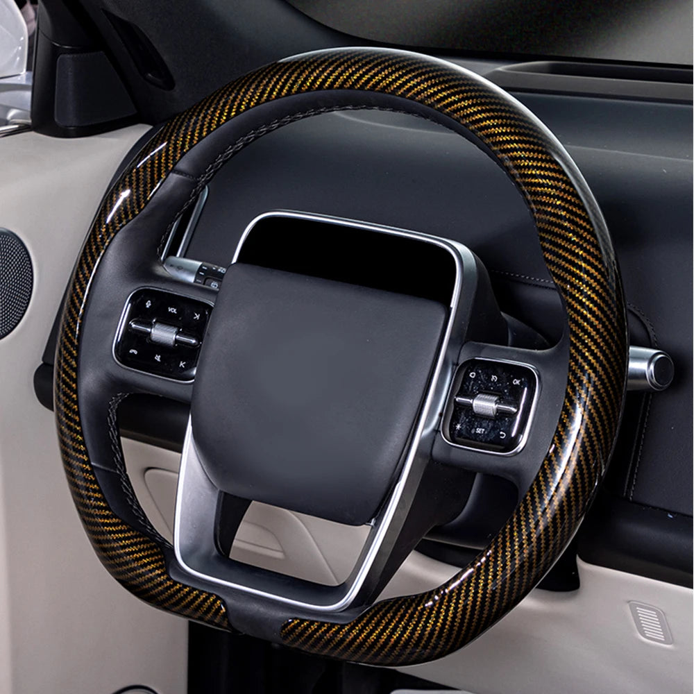 Universal Non-Slip Breathable Steering Wheel Cover 36-38cm