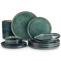 vancasso Reactive Glaze Stoneware Dinner Set - 12/24 Piece Dinnerware