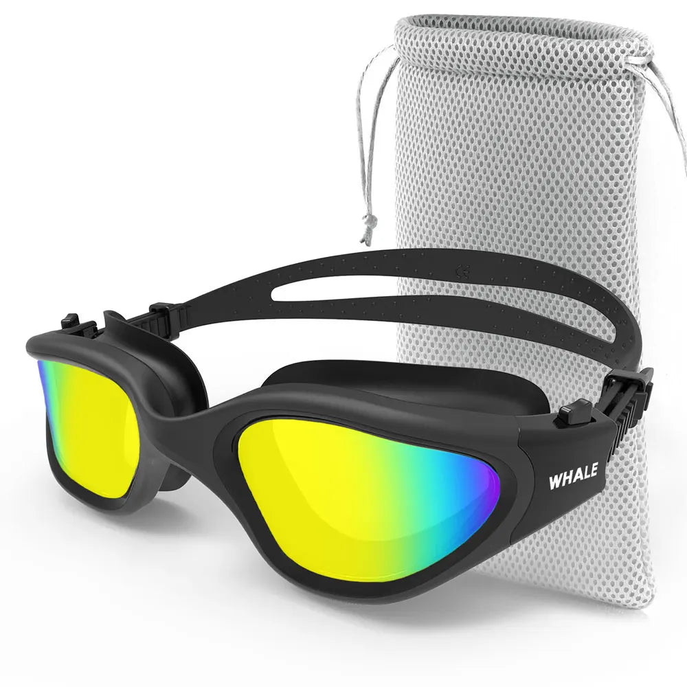 Polarized Swimming Goggles for Adults - Anti-Fog & UV Protection
