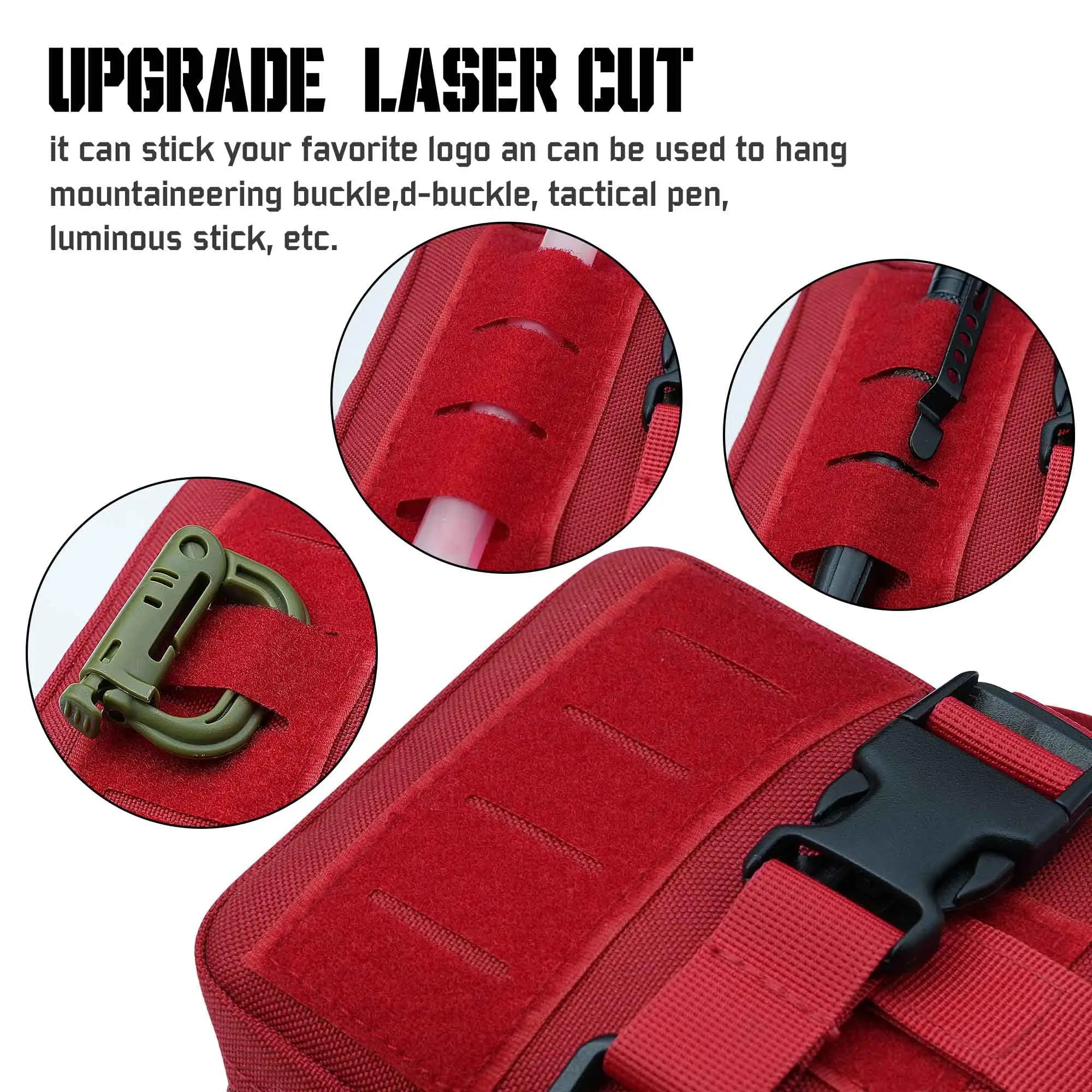 Tactical MOLLE Rip Away IFAK Pouch - First Aid Medical EMT Belt Pouch