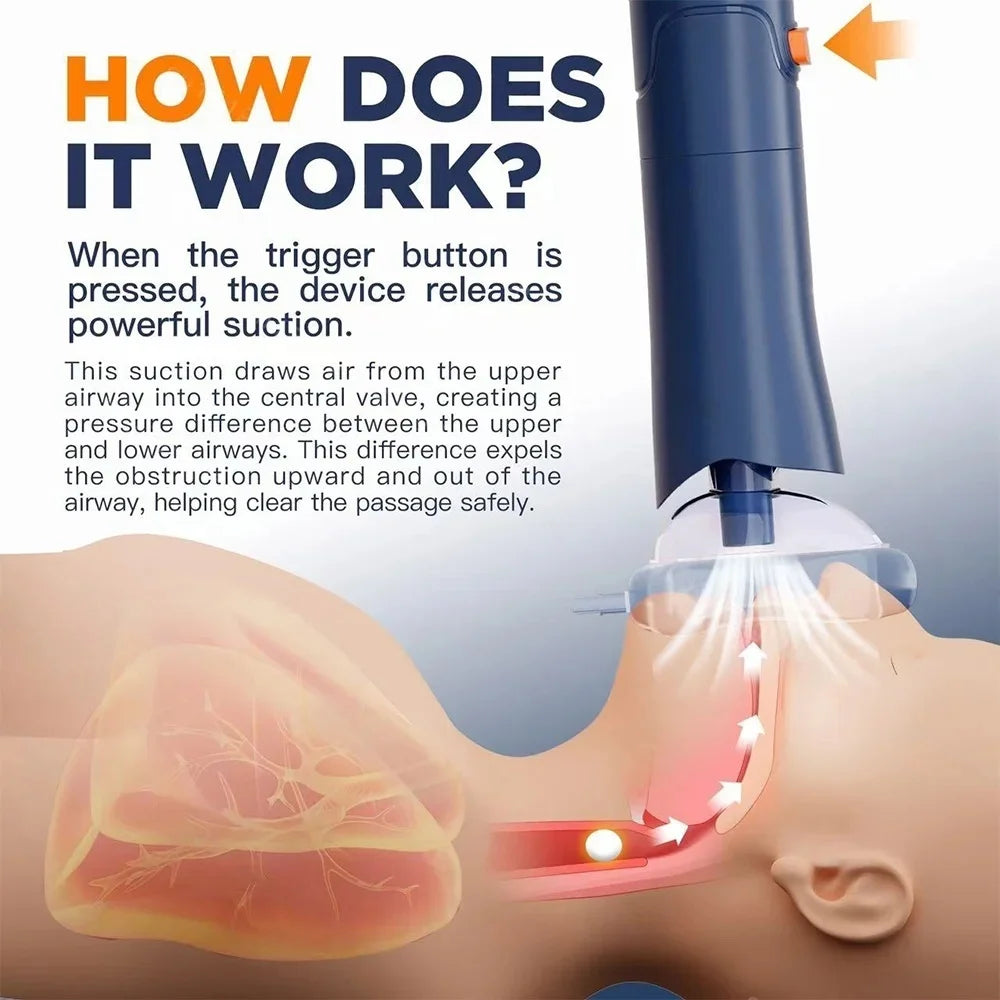 Heimlich Anti-Choking Device | Portable First Aid for Asphyxia