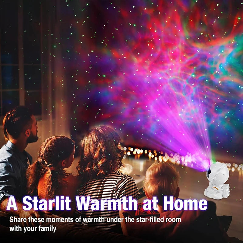 Astronaut Galaxy Projector Night Light - Stars Lamp for Kids Bedroom Decor
