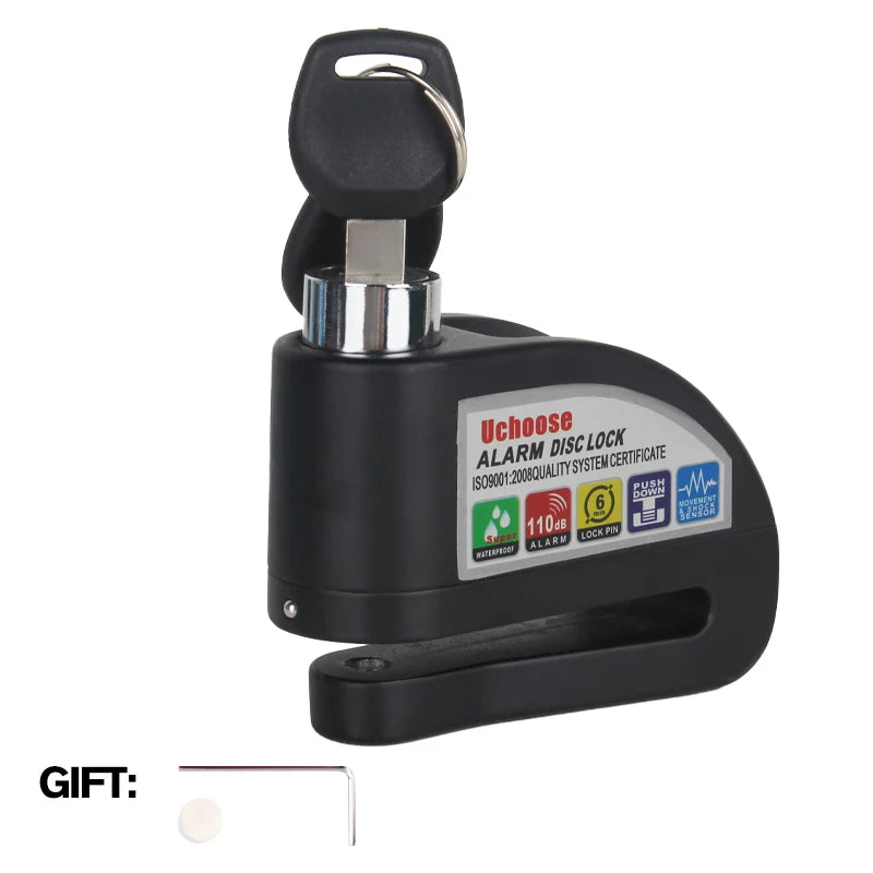 Vabena Motorcycle Disc Brake Alarm Lock | Anti-Theft Scooter Security