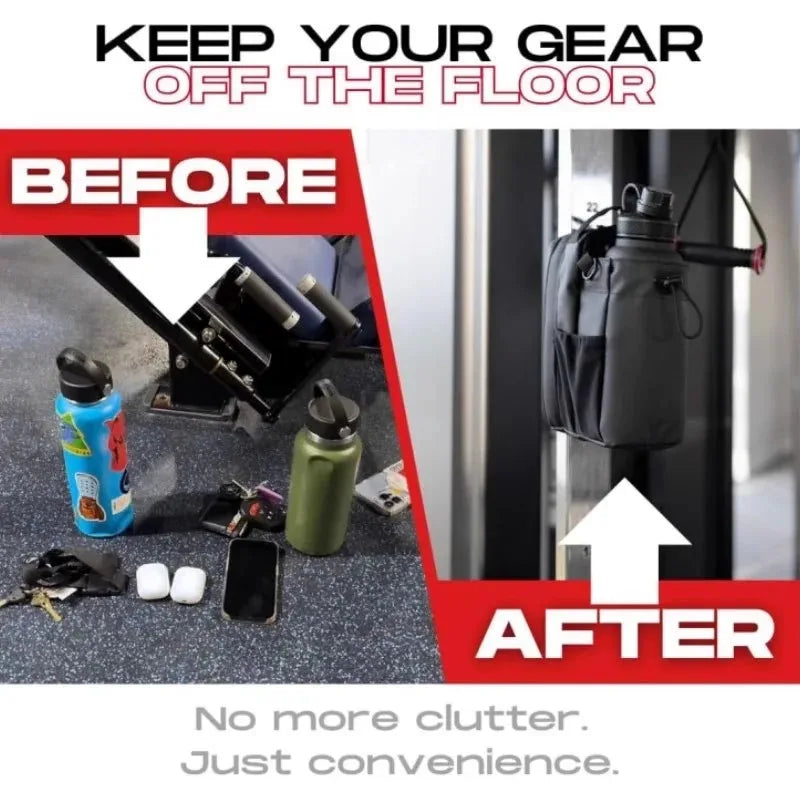 Magnetic Gym Bag & Accessory Organizer - Large Capacity Carrier