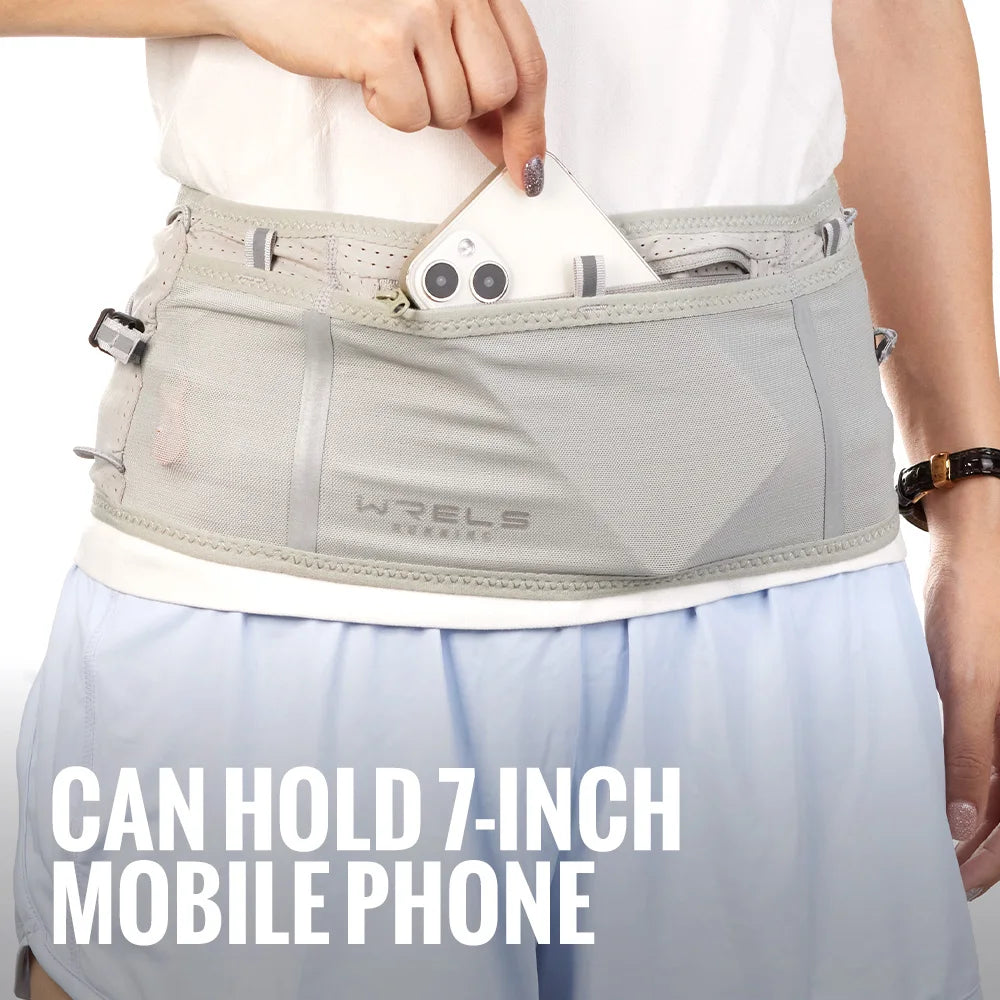 WRELS Invisible Running Belt - Waterproof Multi-Function Marathon Fanny Pack