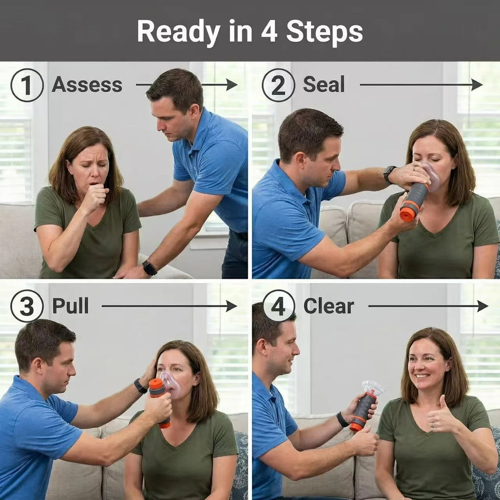 Heimlich Anti-Choking Device | Portable First Aid for Asphyxia
