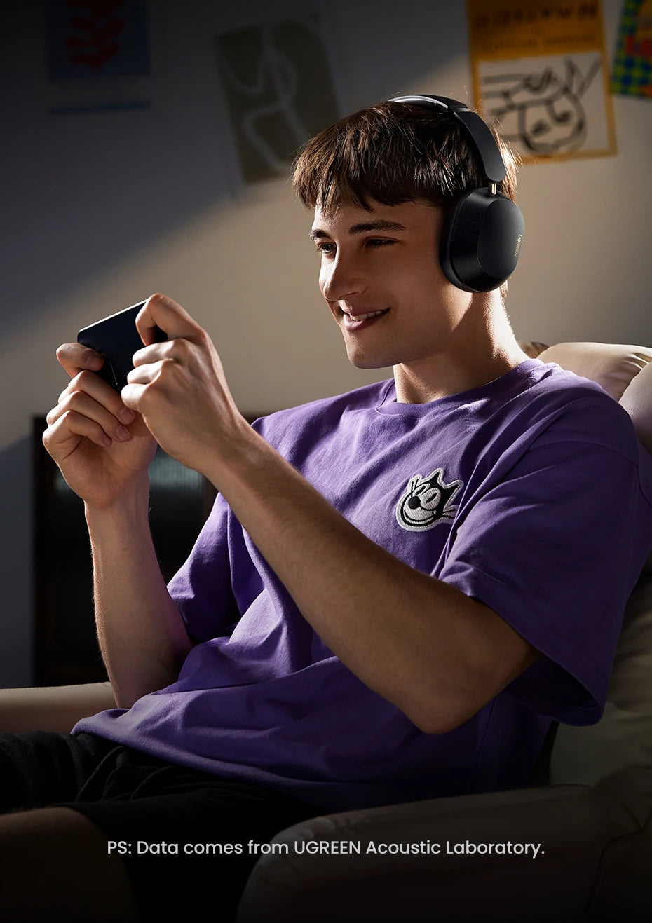 Choice Wireless Bluetooth Headphones with 43dB ANC, Hi-Res LDAC & 75H Spatial Audio