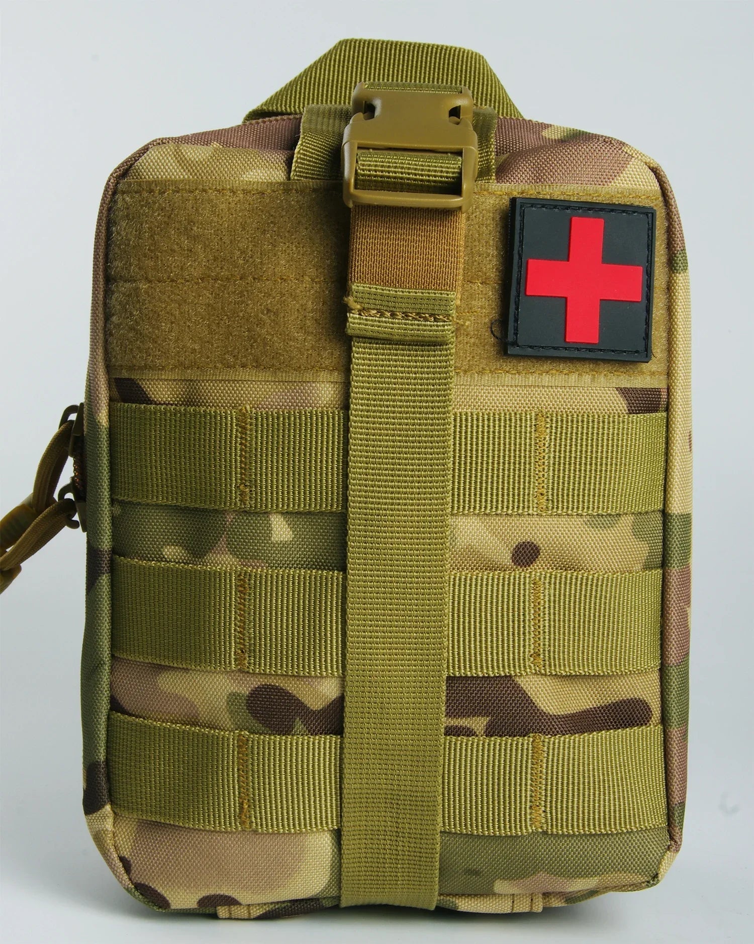Tactical IFAK First Aid Survival Kit - 18 EMT Emergency Items MOLLE Pouch