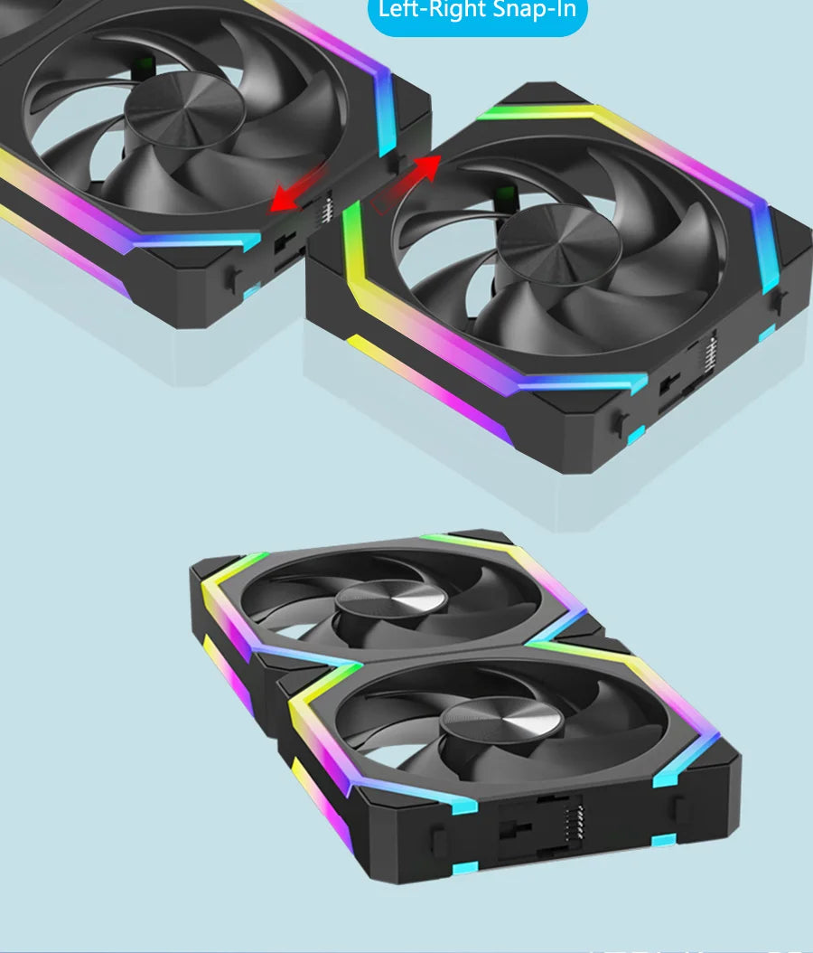 JUMPEAK CS120 ARGB 360mm Modular PWM Silent PC Cooling Fan Kit