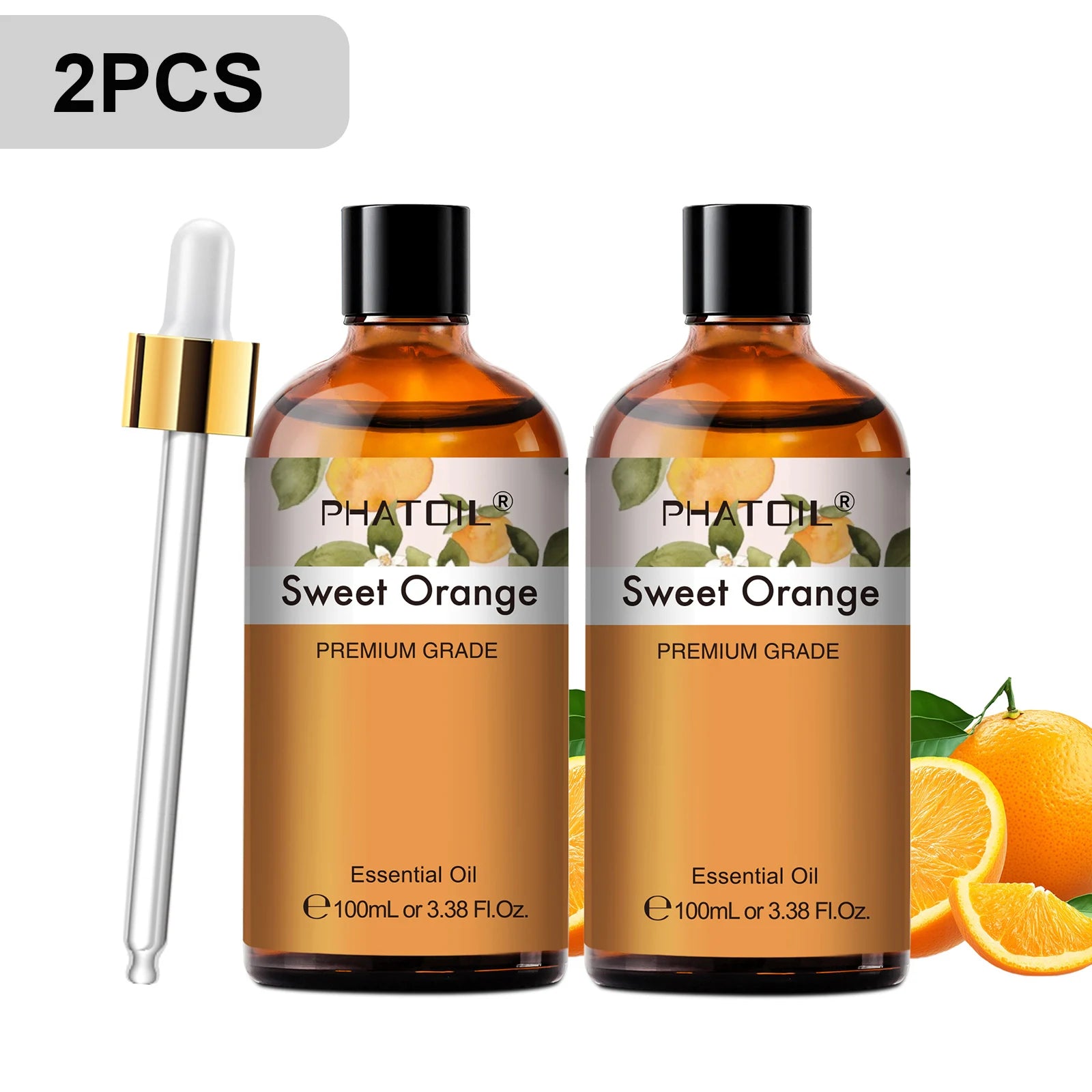PHATOIL Premium Essential Oil Blend - Sandalwood, Lavender, Eucalyptus, Peppermint