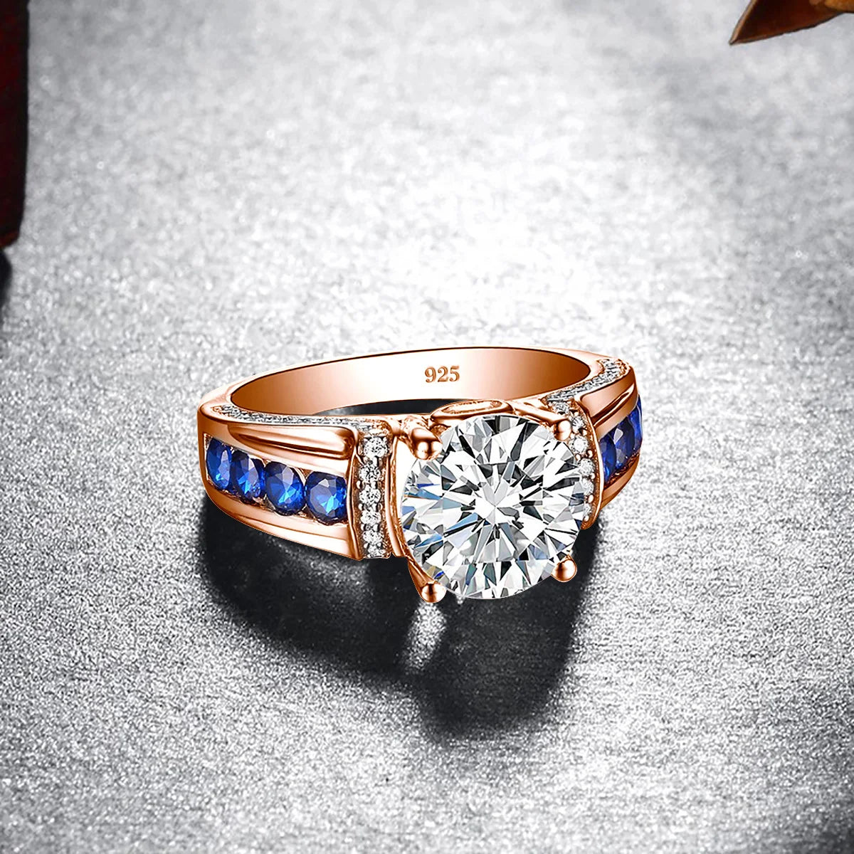 Certified 2ct D VVS1 Moissanite Ring - Sterling Silver Elegance