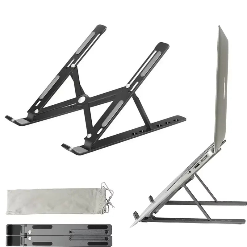 Ergonomic Laptop Stand - Adjustable & Portable Desk Riser for Office