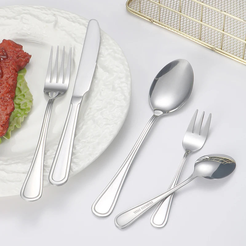 Vabena Premium Stainless Steel Cutlery Set - Dining Collection