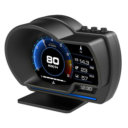 Car HUD Speedometer OBD2+GPS | Smart Gauge Display