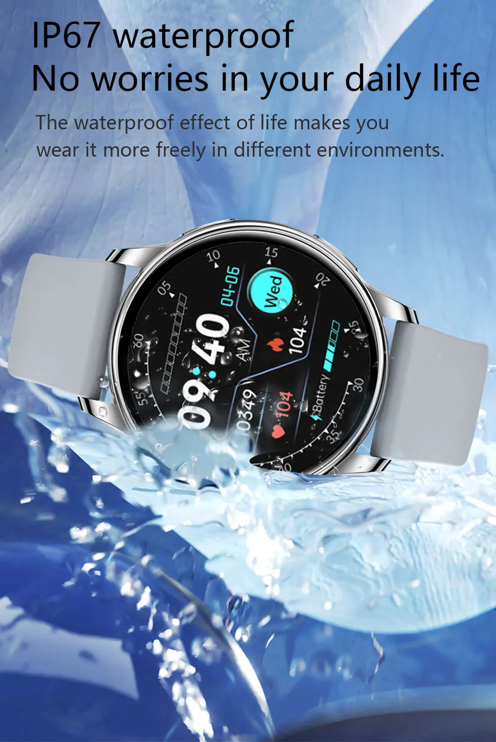 MEVADEN Bluetooth Call Smart Watch - Custom Dial, Fitness Tracker Y22