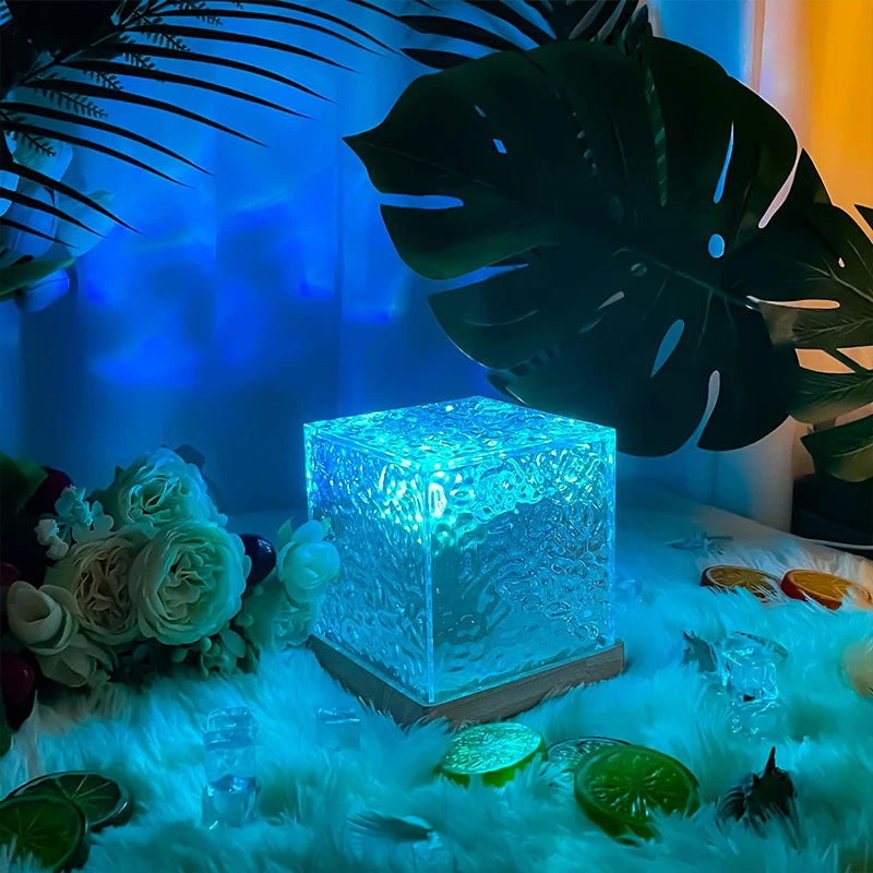 Ocean Wave Projector Light - 16 Colors Aurora Glow Lamp