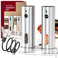 Vabena USB Rechargeable Automatic Spice Grinder with LED Light