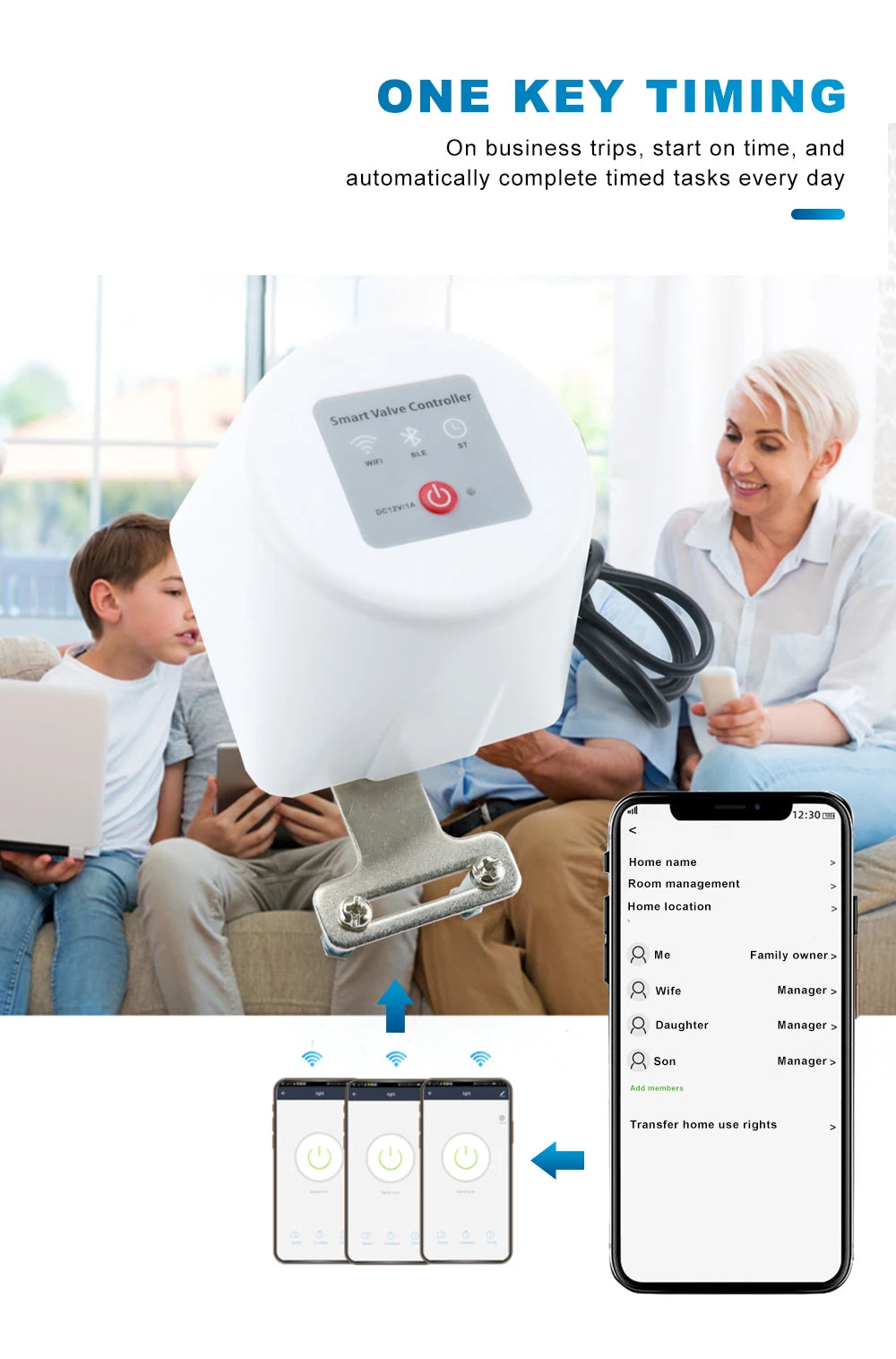 Vabena Wireless Gas & Water Safety Controller