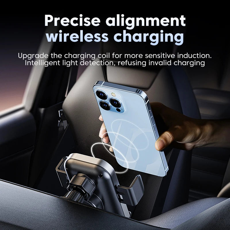 Universal Car Wireless Charger Phone Mount | Auto Holder