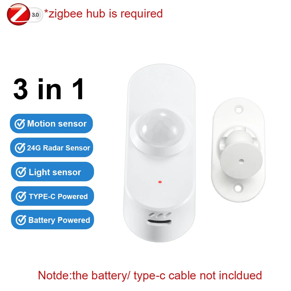 Haozee 24G mm Wave Presence Sensor for Smart Home Security