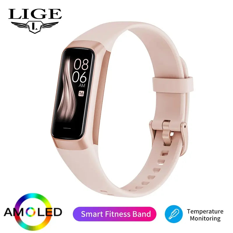 LIGE AMOLED Smartwatch - Heart Rate & Fitness Tracker