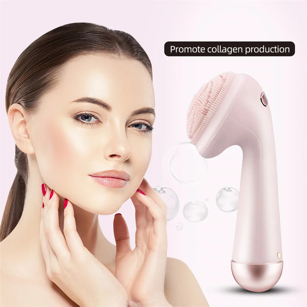 HOMEFISH Silicone Facial Cleansing Brush - Deep Clean & Exfoliate