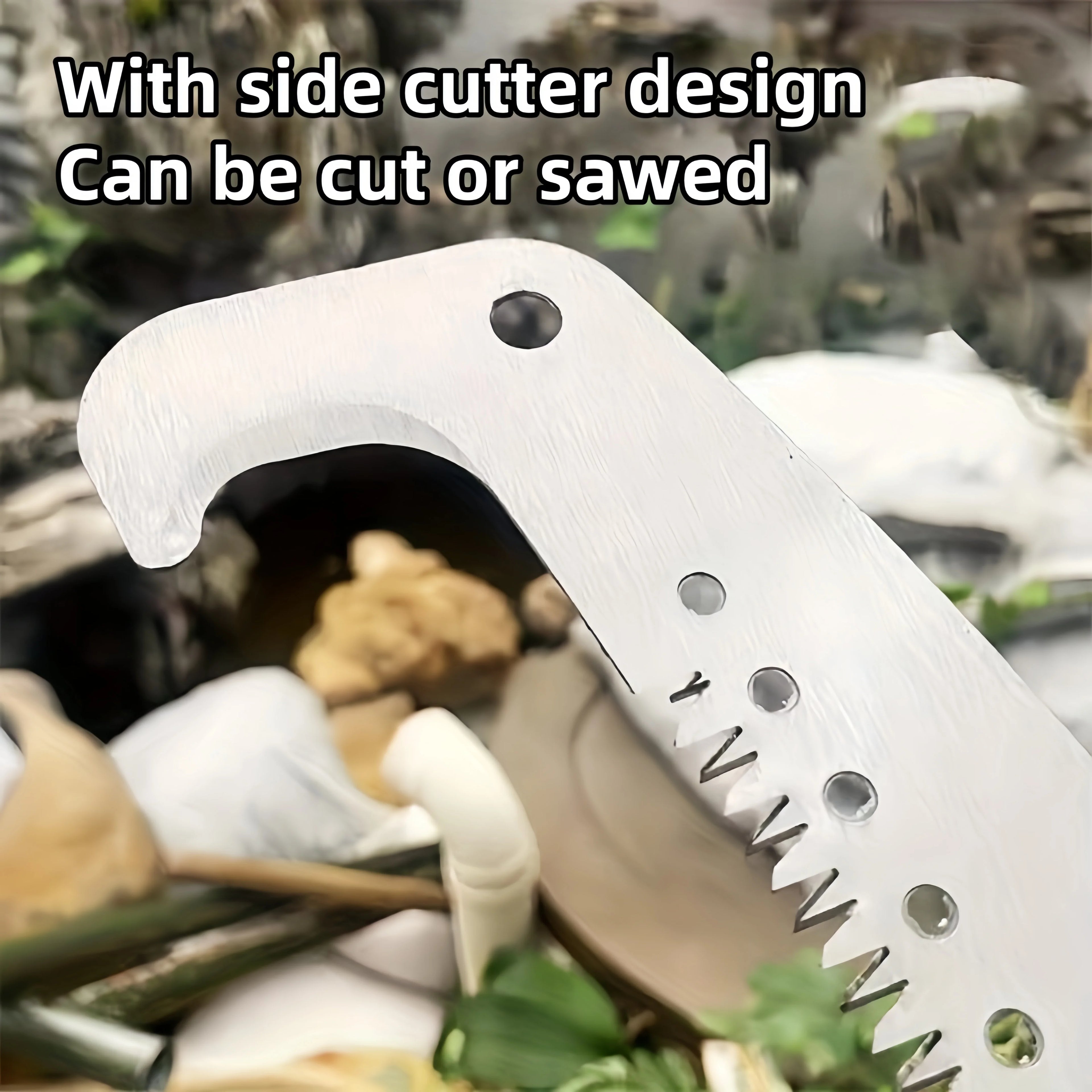Telescopic Double-Hook Pruning Saw - Multi-functional Garden Tool