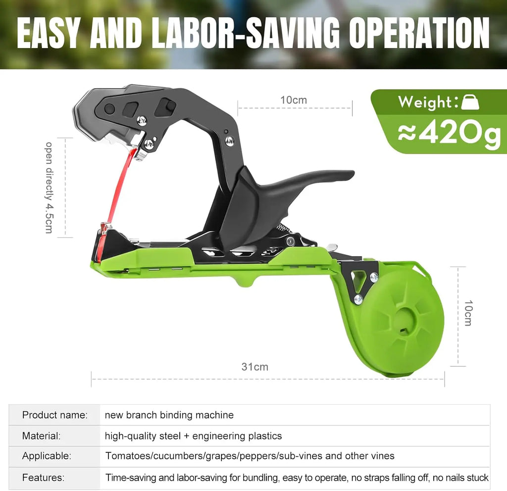 Tomato Binding Machine for Garden | Seedling Vine Vegetable Tapener Tool