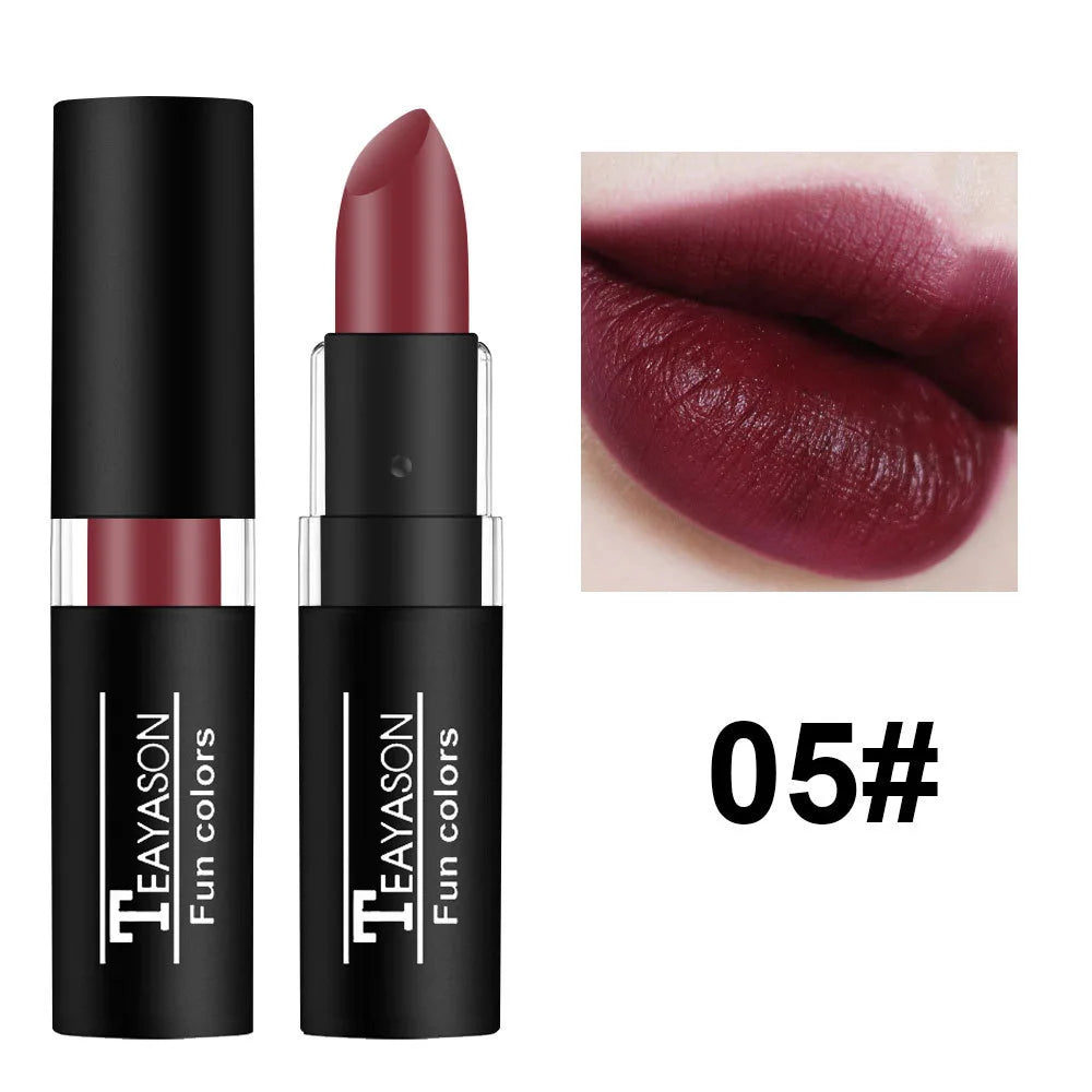 12 Colors Waterproof Matte Lipstick Set - Long Lasting Lip Gloss